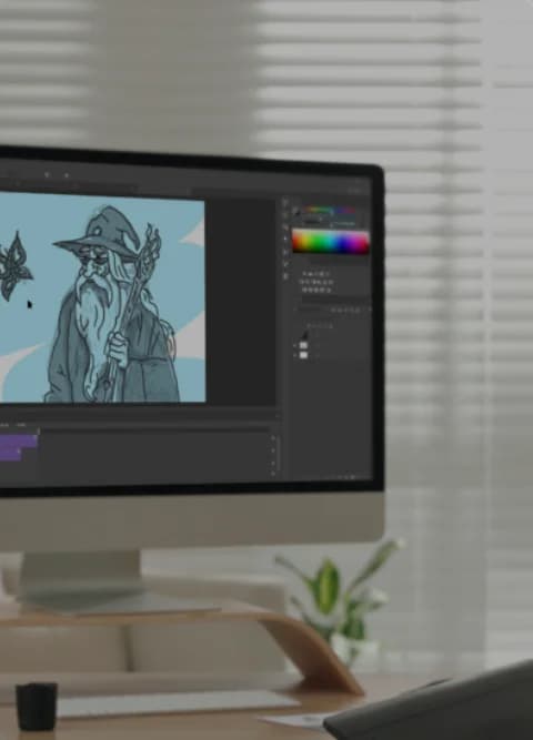 2D animation workspace