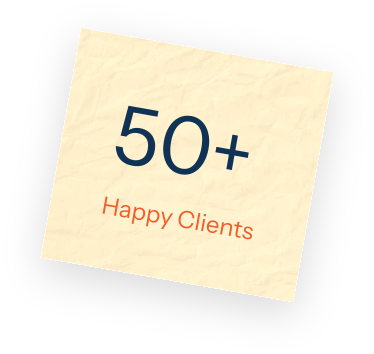 50+ Happy Clients